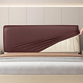 abordables Accesorios de ropa de cama-Funda de Cabecero de PU Impermeable Funda Contra el Polvo Engrosada para Decoración del Hogar Lavable