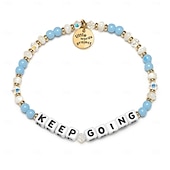 abordables Suministros para la fiesta-Pulsera de cuentas hecha a mano y con un diseño único para regalo de cumpleaños de Navidad para mamá, hija, hermana y mejor amiga.