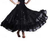 voordelige Ballroom danskleding-elegante ballroom dans latijns feest lange rok wedstrijd jurk