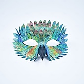 preiswerte Maske-Karnevalsmaske Maske Haloween Figuren Erwachsene Herren Damen Halbes Gesicht Leistung Party Maskerade Karneval Einfaches Karnevalskostüm