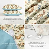 cheap 100% Cotton-Farmhouse Style Duvet Cover 3-Piece Set 100% Cotton or Polyester Super Soft Skin Friendly Long Lasting