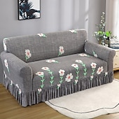 ieftine Cuvertură Canapea-1 bucată de husă de canapea imprimată de înaltă calitate husă de scaun pentru canapea de sufragerie husă de protecție pentru mobilier elastic super moale și groasă pentru cameră de zi gospodărie în