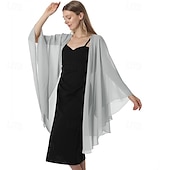 economico impacchi per gli invitati al matrimonio-scialli e mantelle in chiffon, scialle per feste di nozze, sciarpa per donna, abito da sera da sposa, abiti per occasioni speciali