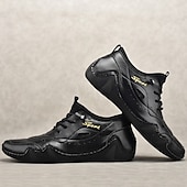 baratos Ténis para Homem-tênis esportivo masculino branco de couro sintético com design perfurado, leve e confortável, ideal para atividades casuais e ao ar livre
