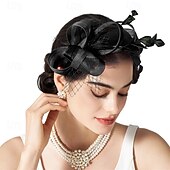 halpa Juhlahatut-fascinators hiuspanta höyhenellä, naisten teejuhlahattu kentucky derbyyn, cocktailiin, häihin, naamiaisjuhliin