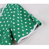 cheap Dresses-Retro Vintage 1950s Dress Swing Dress Polka Dot Women&#039;s Carnival Masquerade Daily Wear Bachelorette Party Adults&#039; Dress Homecoming Dresses