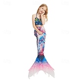 abordables Maillot de bain sirène-Enfants Fille Maillots de bain sirène Maillot de bain Vacances Plage Balance Vacances Tropique Maillots de bain 4 ans et + Eté Rose Claire Rose Claire