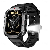 ieftine Ceasuri Smart-696 H11 Ceas inteligent 2.01 inch Uita-te inteligent Bluetooth Monitorizarea temperaturii Pedometru Reamintire Apel Compatibil cu Android iOS Dame Bărbați Telefon Hands-Free Rezistent la ap
