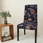 cheap Dining Chair Cover-Arrival Super Fit Stretch Removable Washable Short Dining Chair Protector Cover Seat Slipcover for Hotel Dining Room Ceremony Banquet Wedding Party