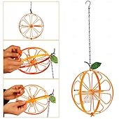 baratos observação de pássaros e vida selvagem no quintal-alimentador de pássaros oriole para geléia ao ar livre e laranjas, alimentador de pássaros de geléia de oriole de frutas laranja, recipiente de geléia de uva para beber pendurado em metal para jardim