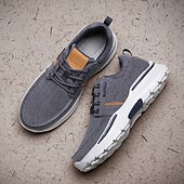 cheap Men&#039;s Sneakers-Men&#039;s Beige Sports Sneakers with Cushioned Sole and Breathable Fabric – Classic Casual Walking Shoes for Outdoor and Daily Wear