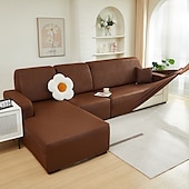 billige Sofa trekk-pu skinnsofa sofa pute slipcover vanntett elastisk sofatrekk loveseat sofa møbelbeskytter for stue
