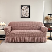 cheap Sofa Cover-Elastic Jacquard Fabric Sofa Cover Stretch Couch Cover Sectional L Shape Sofa Slipcover Corner Case for Living Room 1/2/3/4 Seat