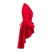 ieftine Topuri-Punk și gotic Medieval Renascentist Geacă Costum Cosplay Palton Fata Goth Costume de fancy Pentru femei Steampunk Halloween Carnaval Mascaradă Purtare Zilnică Adulți Geacă