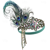 billige Tilbehør og mer-De livlige 20-årene 1920-tallet Hatter Den store Gatsby Charleston Dame Nytt År Maskerade Fest Utdrikningslag Voksne Hatt