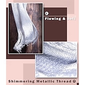 cheap Wedding Guest Wraps-Sparkling Metallic Shawls and Wraps with Buckle,for Evening Dresses Party Wedding Bride Bridesmaid