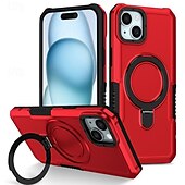 Недорогие Чехлы для iPhone-телефон Кейс для Назначение iPhone 16 Про Макс Плюс Айфон 15 Про Макс Плюс iPhone 14 13 12 11 Pro Max Plus Кейс на заднюю панель со стендом Защита от удара Ретро ТПУ