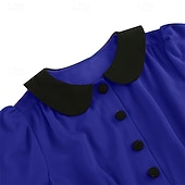 billige Kjoler-Retro / vintage 1950-tallet Cocktail Kjole Kjoler A-linje Kostyme Dame Karneval Nytt År Maskerade Fritid / hverdag Utdrikningslag Voksne Kjole