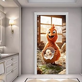 billige Dørdeksler-Morsomme Dyre Dørdekorasjoner Dørdeksler Syng Hval Dørteppe Dørgardin Dekorasjon Bakgrunn Innendørs/Utendørs Dørbanner Forsidegård