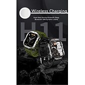 ieftine Ceasuri Smart-696 H11 Ceas inteligent 2.01 inch Uita-te inteligent Bluetooth Monitorizarea temperaturii Pedometru Reamintire Apel Compatibil cu Android iOS Dame Bărbați Telefon Hands-Free Rezistent la ap