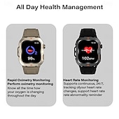 cheap Smartwatch-Q11 Smart Watch 1.73 inch Smartwatch Fitness Running Watch Bluetooth Pedometer Call Reminder Activity Tracker Compatible with Android iOS Women Men Hands-Free Calls Waterproof Step Tracker