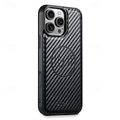 お買い得  iPhone用ケース-電話 ケース 用途 iPhone 16 Pro Max プラス iPhone 15 プロマックスプラス iPhone 14 13 12 Pro Max Plus バックカバー スタンド付き 磁石バックル ワイヤレス充電をサポート レトロ風 TPU PC PUレザー