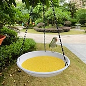 cheap Backyard Birding &amp; Wildlife-2-In-1 Bird Feeder Tray With 7 Colors Outdoor Bird Feeder Suitable For Garden Wildlife Bird Bath Drinking Water And Home Feeding