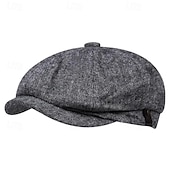 cheap Accessories and More-Retro Vintage Roaring 20s 1920s Beret Hat Normal The Great Gatsby Gangster Men&#039;s Women&#039;s New Year Masquerade New Year Eve Bachelorette Party Festival Adults&#039; Hat All Seasons