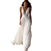  Bruidsjurken Baljurk V-hals Off Schouder Reguliere Bandjes Kapel Train Tulle Bruidsjurken Met Plooien Gerimpelde