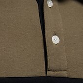 economico Felpe e Sweatshirt Elite da Uomo-Per uomo Felpa Polo Giallo Verde militare Rosso Blu Verde Bavero Blocco di colori Casuale Quotidiano Sportivo Casual Primavera &amp; Autunno Abbigliamento Felpe con cappuccio Felpe Manica Lunga