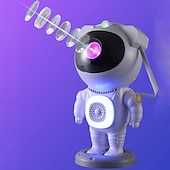 お買い得  スターギャラクシープロジェクターライト-Bluetooth 星空プロジェクター – 宇宙飛行士 &amp;馬が走る夜の光、まばゆい雰囲気のランプ