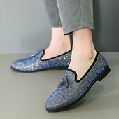 levne Poloformální-pánské béžové mokasíny se vzorem rybí kosti se střapkovým detailem – ležérní elegance do práce, na svatby i formální příležitosti