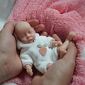 economico Bambole-bambole reborn gemelle in miniatura realistiche realizzate a mano in silicone con sorpresa, accessori inclusi per bambini dai 3 ai 6 anni - set di bambole neonato realistiche