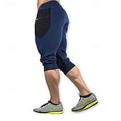 preiswerte Shorts-Herren Sweatshorts Kurze Hose Capri-Shorts Kurze Sporthose Kurze Sporthose Sport Shorts Tasche Kordelzug Elastische Taille Farbblock Komfort Atmungsaktiv Wadenlänge Outdoor Sport Klassisch