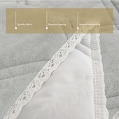 billige Sengetøy tilbehør-Tykkere sengegavl trekk quilted sengegavl trekk tvilling/dronning/full/konge fløyel støvbeskyttende sengegavl beskyttelsestrekk soveromsdekorasjon
