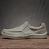 levne Pánské nazouváky a mokasíny-pánské ležérní slip-on tenisky – pohodlné plátěné boty s lehkou podrážkou pro outdoorové aktivity, denní nošení i dovolenou