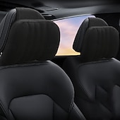 abordables Reposacabezas para coche-Almohada universal para reposacabezas de cuello de coche, almohada ultra suave ajustable para asiento de coche, soporte para la cabeza, accesorio para el cuello del coche, 1 unidad