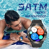 Χαμηλού Κόστους Smartwatch-696 GS500 Εξυπνο ρολόι 1.43 inch Έξυπνο ρολόι Bluetooth Βηματόμετρο Υπενθύμιση Κλήσης Παρακολούθηση Ύπνου Συμβατό με Android iOS Γυναικεία Άντρες Κλήσεις Hands-Free Υπενθύμιση Μηνύματος IP 67