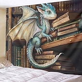 billiga djurgobelänger-Magisk klass Drakhängande Tapestry Väggkonst Stort Tapestry Mural Dekor Fotografik Bakgrund Filt Gardin Hem Sovrum Vardagsrum Dekoration