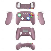 preiswerte Spielperipheriegeräte-RG P01 Kabelgebundener kabelloser Bluetooth-Spielecontroller RGB-Hall-Effekt-Joystick Xbox-Gamepad für PC Android iOS Steam