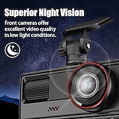זול מצלמת מראה אחורית לרכב-LED 1080p CMOS חוטי / אלחוטי 180 מעלות רכב היפוך צג חבר ושחק / ראיית לילה ל מכונית