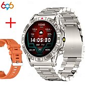 お買い得  スマートウォッチ-696 KC80 スマートウォッチ 1.43 インチ スマート·ウォッチ ブルートゥース ECG + PPG 歩数計 着信通知 と互換性があります Android iOS 女性 男性 ハンドフリーコール メッセージ受信通知 IP 67 47mmウォッチケース