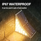 olcso Földi fények-2db napelemes lépcsőlámpa, 19 led ip67 vízálló csatorna világítás kerti, erkély korláthoz és kültéri hangulat dekorációhoz