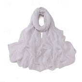 abordables enveloppes d&#039;invité de mariage-mode simple bali gaze ciel étoilé forage chaud longue écharpe respirante douce femme foulard écharpe cape extérieur