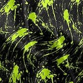 tanie Męskie zestawy odzieżowe-Męskie Koszulka z szortami na rower Krótki rękaw Kolarstwo górskie Kolarstwie szosowym Lato Wiosna Jesień Czarny Biały Pomarańczowy Graffiti Rower Suwak przedni Odvádí pot Wygodny Oddychający Spandeks