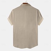 economico Piante tropicali-Per uomo Albero di cocco Piante tropicali Maglietta informale Camicia hawaiana Camicia con bottoni Manica corta Hawaiano Ricorrere Da mare Per eventi Abbigliamento mare Estate Primavera Collo