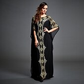 preiswerte Arabischer Muslim-Damen Kleid Abaya Kaftan Dubai islamisch arabisch Muslim Ramadan Erwachsene Kleid