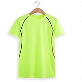 cheap Basic T shirts-Men's T Shirt Muscle Shirt Moisture Wicking Shirts Short Sleeve Crew Neck Summer Plain Sports Lightweight Sporty Athletic Fitness Gyms White Top Tee for Men