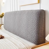 billiga Sängkläder Tillbehör-Stretch sänggavelöverdrag slipcover enfärgad dammskyddande sänggavel skydd överdrag
