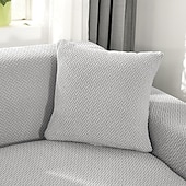 billige Trender innen puter-Chenille-blad quiltet putetrekk med bølget kant supermyke firkantede dekorative putetrekk sofa sofa stue